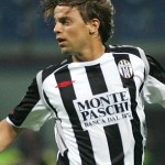 17 May 2009: Daniele Galloppa player of Siena in action during the Italian Serie A 36th round match played between Inter and Siena, at Giuseppe Meazza Stadium in Milano. © JENNIFER LORENZINI/ GRAZIANERI.