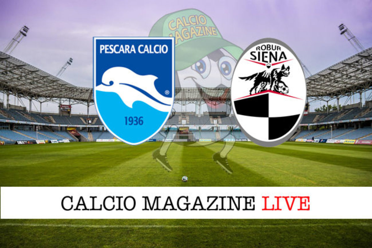 Pescara-Siena 2-1, la Robur cade ancora