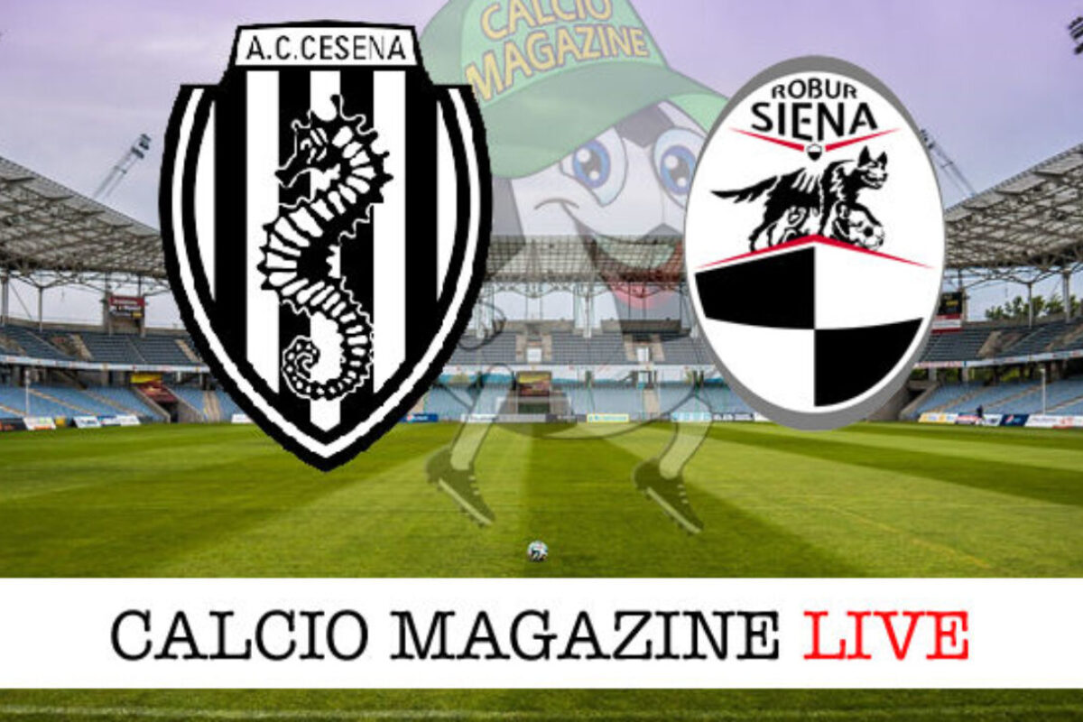 Un irriconoscibile Siena è travolto a Cesena, 4-0